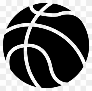 Art Black And White Src - Basketball Ball Logo Black And White Clipart